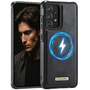 CaseMe C69 Series Magnetic Vegan Leather Back Phone Case, For Samsung Galaxy A52 / A52s 5G