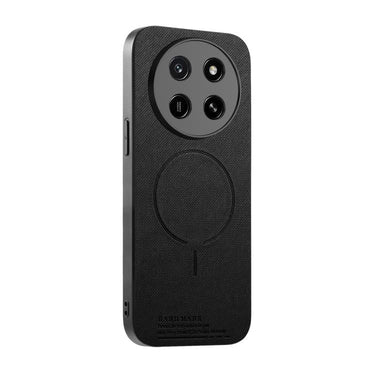 Fabric Magnetic PU Back Cover Phone Case, For Honor 600 Pro Global, For Honor 600 Global