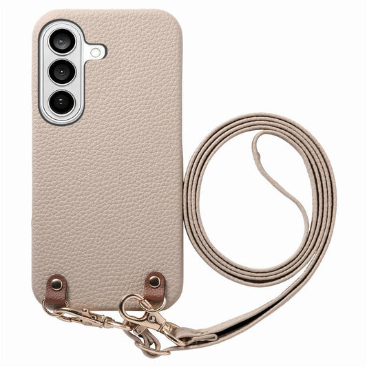 Metal Buckle Crossbody Lanyard Litchi Texture PU Back Phone Case, For Galaxy S26+ 5G, For Galaxy S26 Ultra 5G, For Galaxy S26 5G