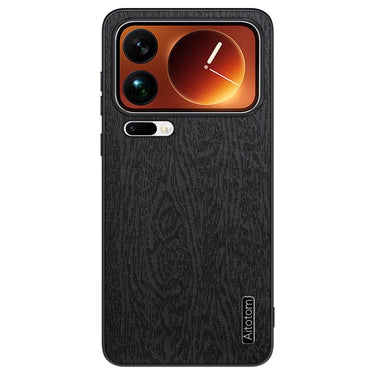 Tree Bark Leather Shockproof Phone Case, For Xiaomi 18 Pro Max 5G, For Xiaomi 18 Pro 5G, For Redmi Note 17 Pro Max Global 163.4mm