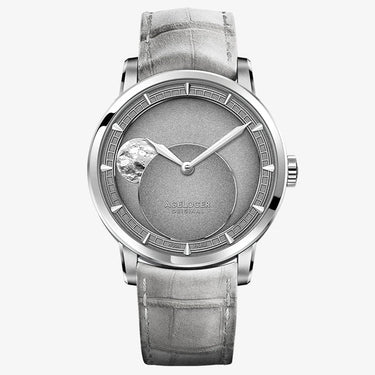 AGELOCER Major Breakthrough 29.51-Days Moon Phase Dark Grey Original Astronomer Men's Mechanical Watch Birthday Gift for Men