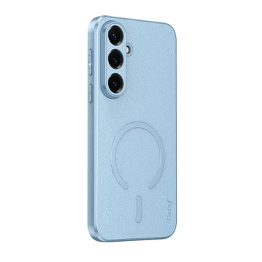 Sheepskin Vegan Leather Magnetic Phone Case, For Galaxy S26+ 5G, For Galaxy S26 Ultra 5G, For Galaxy S25 FE 5G, For Galaxy S25 5G, For Galaxy S25+ 5G, For Galaxy S25 Ultra 5G