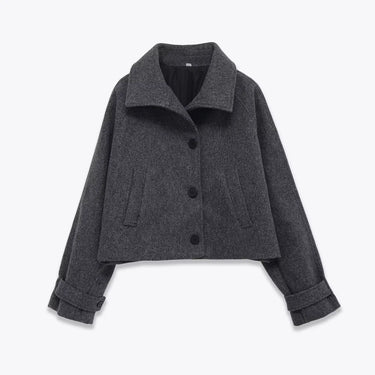 Short casual versatile short windbreaker jacket