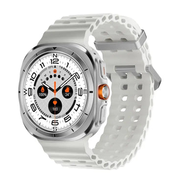 W7 1.43 inch IP68 Waterproof Smart Watch, Support Sedentary Reminder / Sleep Monitoring(White) - UTrano