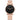 Steel band men's and women's quartz watches