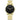 Steel band men's and women's quartz watches