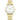 Steel band men's and women's quartz watches