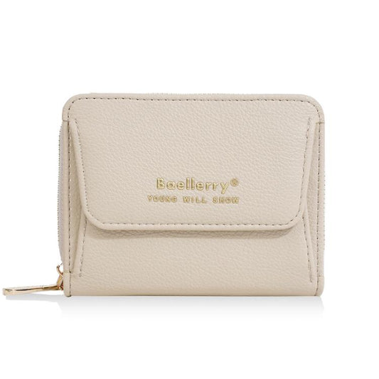 Baellerry NR120 Women Zipper Wallet Organ Two Fold Wallet