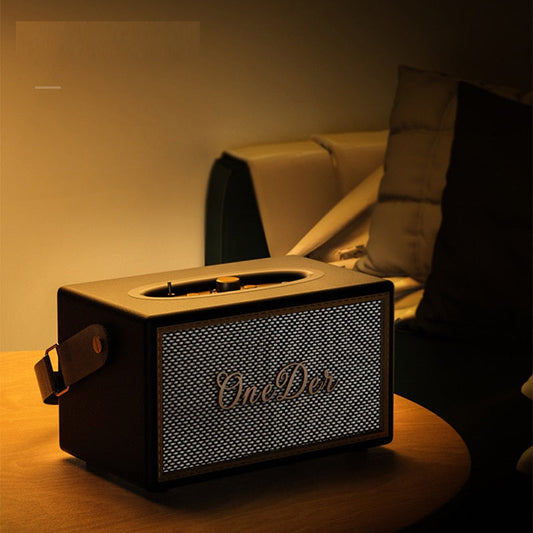 Utrano Desktop Portable Wood Bluetooth Speaker