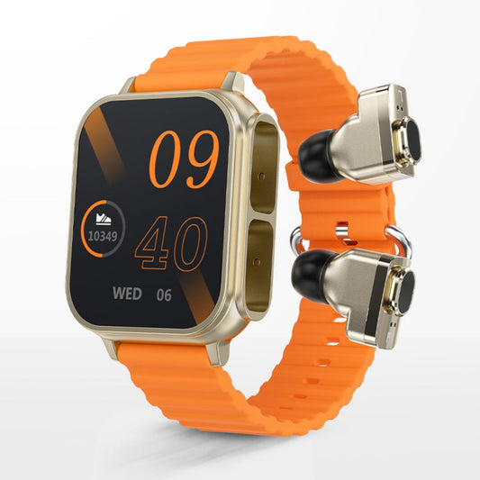 Watch Two-in-one Sitting Heart Rate Health Monitoring watch with earbuds
