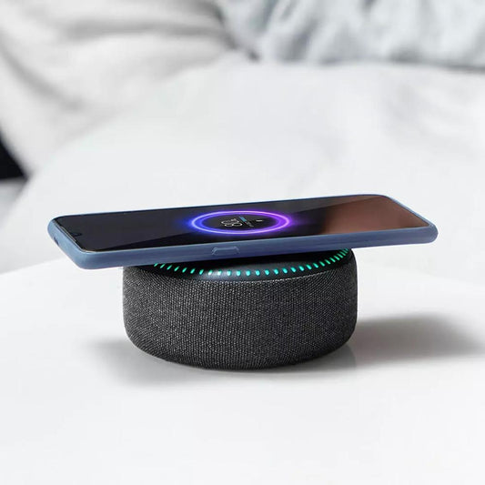 Wireless Charger Bluetooth Speaker White Noise 20W Max
