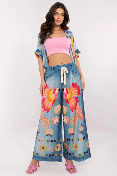 Women trousers model 210030 Italy Moda