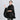 Women's Plus Cashmere Fur Collar Knitted Cardigan Shawl Cape Coat