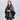 Women's Plus Cashmere Fur Collar Knitted Cardigan Shawl Cape Coat