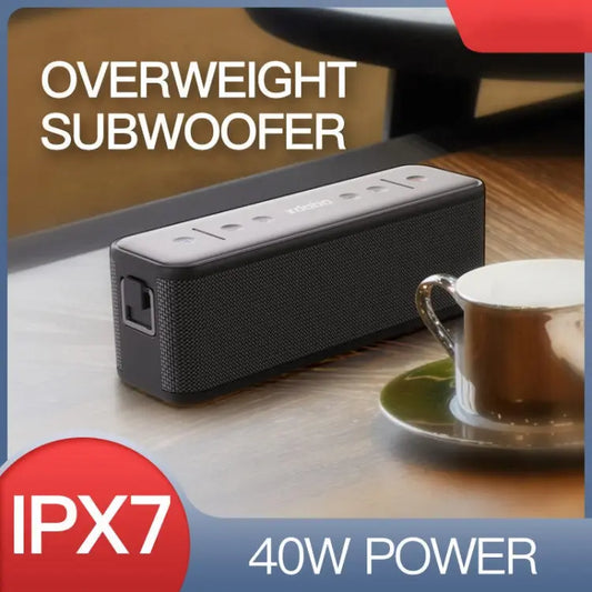 XDOBO Gentelman 1992 IPX7 Waterproof Portable TWS Wireless Bluetooth Speaker, Gentleman 1992 - UTrano