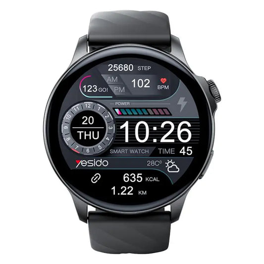 Yesido IO29 Waterproof Smart BT Watch, 1.39 inch Screen, Support BT Call / Heart Rate Utrano