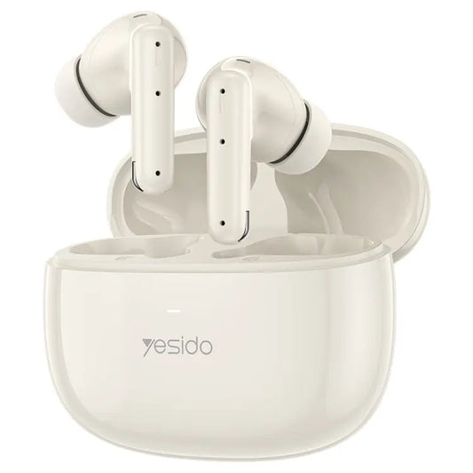 Yesido TWS28 ANC+ENC Dual Noise Reduction Smart TWS Wireless Bluetooth Earphone, TWS28 Beige, TWS28 White Utrano