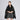 Imitation Rex Rabbit Fur Collar Cape And Shawl Women's Plus Size Loose Woolen Coat