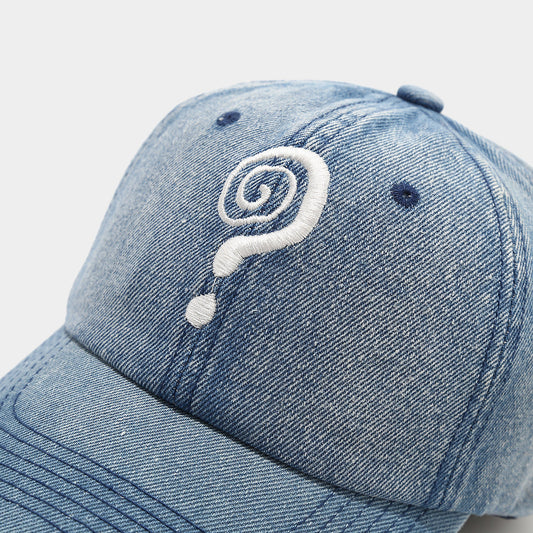 Creative Denim Question Mark Pattern Baseball Cap