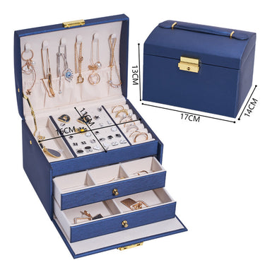 Three-layer Drawer Type Jewelry Storage Box Creative Jewelry Box
