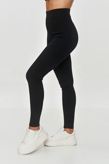 Long leggings model 209665 Makadamia