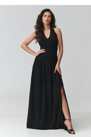 Long dress model 228323 Makadamia