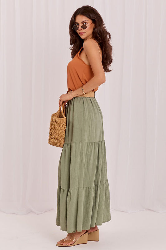 Long skirt model 229813 Italy Moda