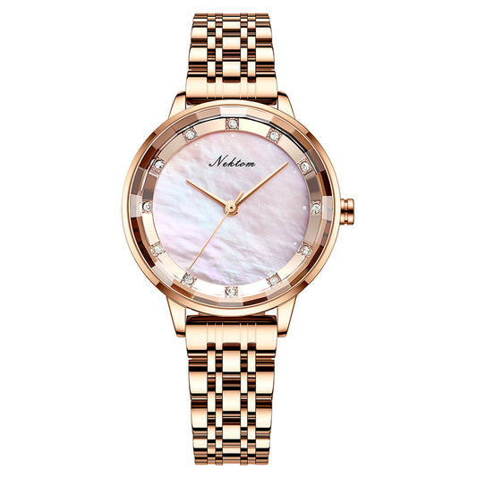 Women's Watch Simple Rhinestone Quartz Watch Trend Utrano