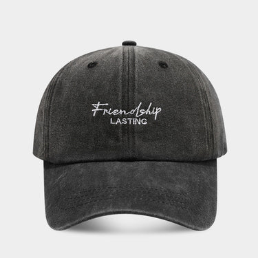 Soft Top Show Face A Little Retro Distressed Peaked Cap Couple