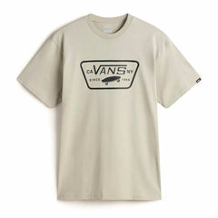 Men’s Short Sleeve T-Shirt Vans Full Patch London Fog Beige