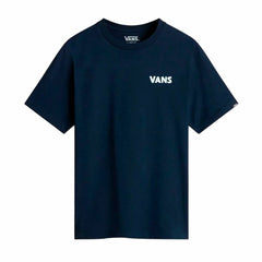 Child's Short Sleeve T-Shirt Vans Headwaves Ss Navy Blue