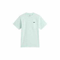 Women’s Short Sleeve T-Shirt Vans Left Chest Logo Em Hint Of Mint Aquamarine