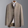 Men's Double-faced Woolen Goods Wool Overcoat Men's Mid-length Coat  