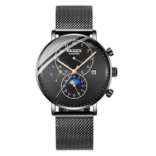 Men's Automatic Waterproof Large Dial Mechanical Watch Utrano