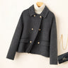 Double-sided Women's Short Small-sized High-grade Wool Overcoat  