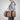 Beige Zebra Print Duffel Bag — Animal Print Travel Gym Bag  