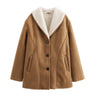 Women's European And American Style French Design Double-sided Half-length Overcoat Jacket  