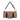 Beige Zebra Print Duffel Bag — Animal Print Travel Gym Bag  