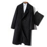 Long Dropped Shoulder Trench Coat Cashmere Coat  