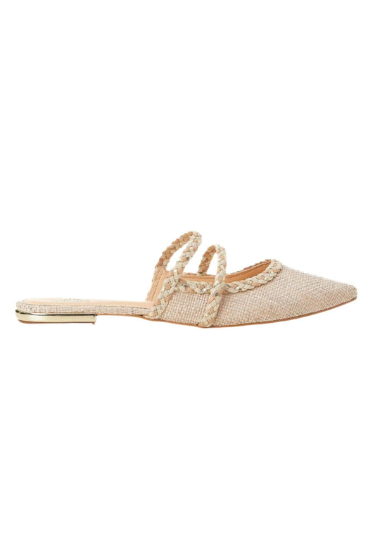 Mangará Amburana Women's Mules Beige - Sustainable
