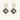 Gold-plated drop earrings with quatrefoil studs, diamond-shaped pendants featuring baroque pearls, turquoise stones, and amber crystals