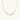 Delicate white beaded necklace with baroque pearl center, gold accents, and coral and aqua gemstones on cream background.