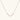 Delicate sterling silver chain necklace with small freshwater pearls arranged in a curved smile arc on cream background.