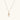 Gold-plated stainless steel cross necklace with crystal embellishments on adjustable chain against light background.