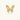 Intricate gold-plated butterfly ring with filigree cutout wings and adjustable band on white background.