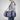 Navy Zebra Print Duffel Bag — Stylish Travel & Gym Tote  