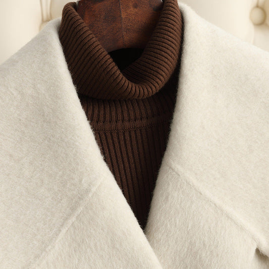 Women's Reversible Cashmere Coat Women's Mid-length  
