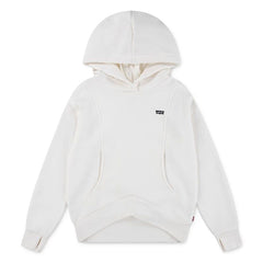 Hooded Sweatshirt for Girls Levi's Batwing Patch White