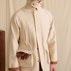 Wool Thick Coat Outdoor Waist-tight Safari Jacket Gentry Jacket