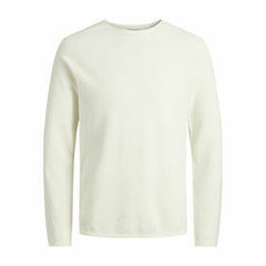 Men’s Sweatshirt without Hood Jack & Jones ehill Knit Cloud Dancer